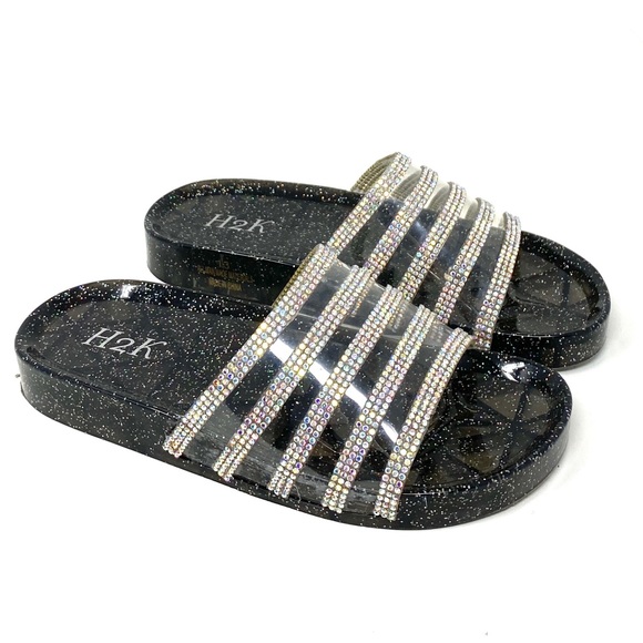 H2K Kid’s Sandal Black Silver s13 - Picture 2 of 8